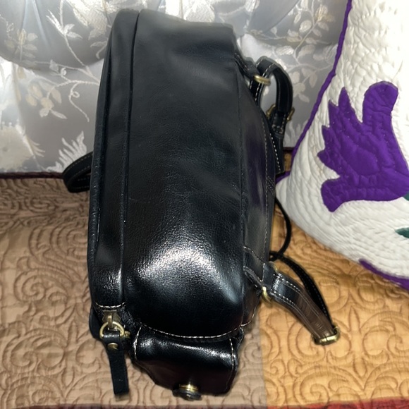 Aurielle Black Leather Backpack - Picture 12 of 12